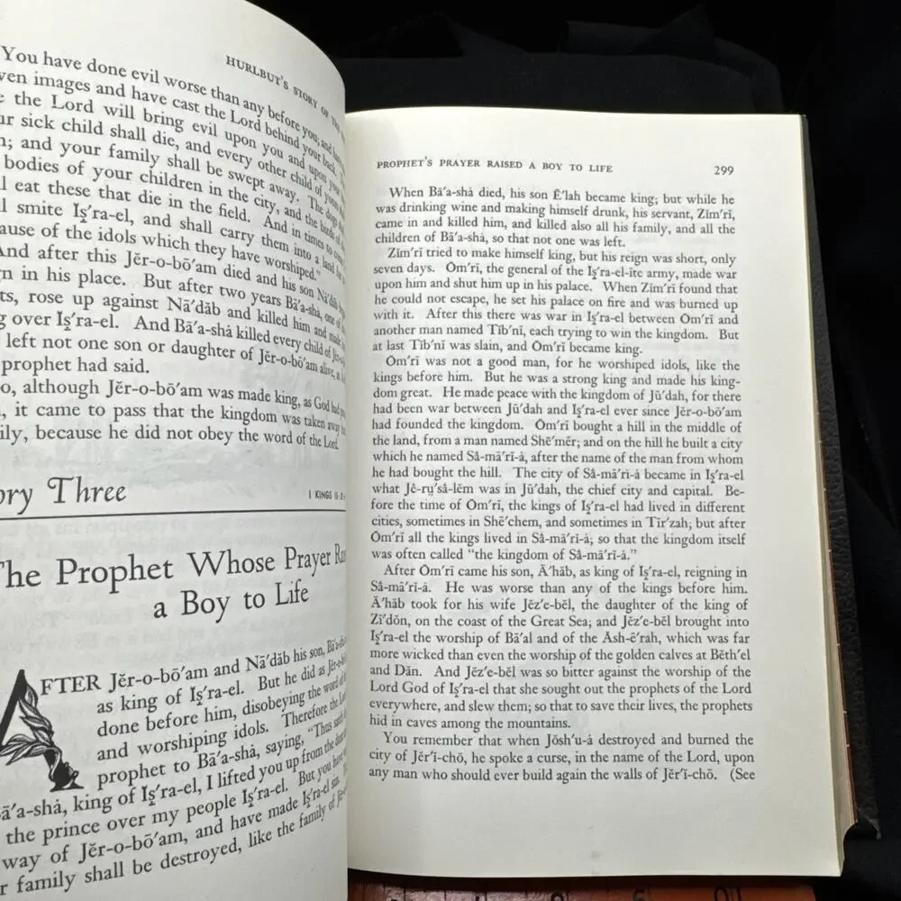Hurlbut's Story of the Bible 1972 Zondervan HC Illustrated